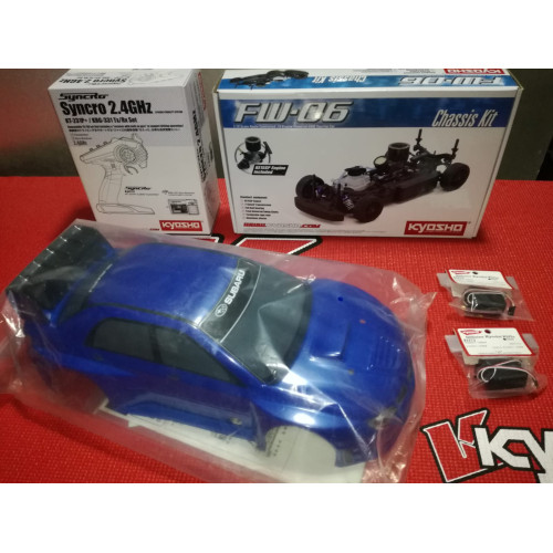 Kyosho Subaru Impresa FW-06 Set de Chasis con Motor para Armar